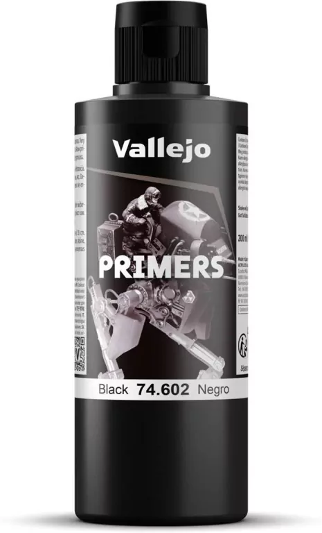 Vallejo: 74.602 - Primers - Black (200 ml) - tantis.pl