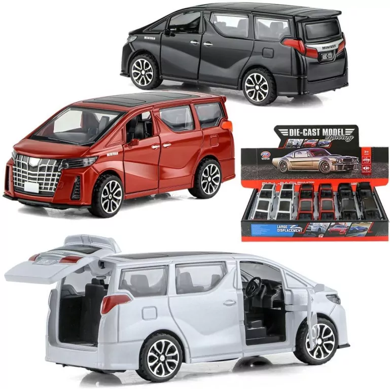 Auto metalowe van otwierane drzwi MIX - tantis.pl