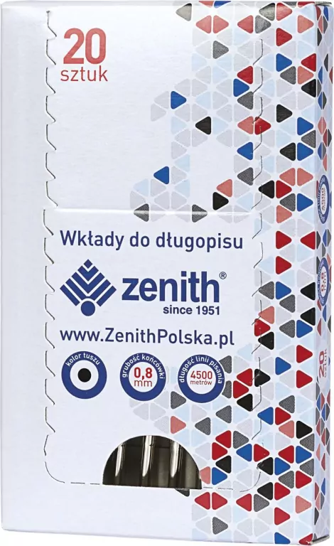 Wkład do długopisu 4/20. Czarny - tantis.pl