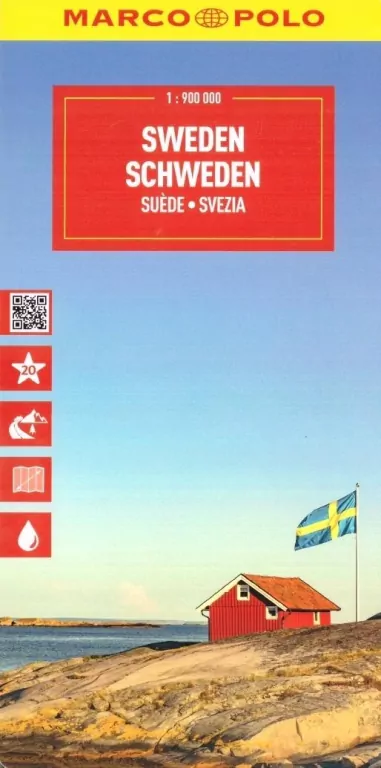 Mapa drogowa Szwecja 1:900 000 - tantis.pl