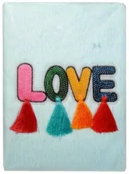 Pamiętnik pluszowy z napisem