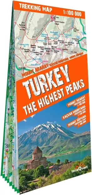 Trekking map Turcja najwy. szczyty 1:100 000 mapa - tantis.pl