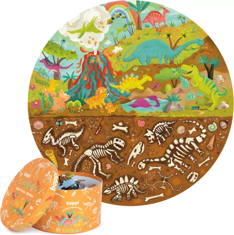 Puzzle okrągłe 150. Dinozaury - tantis.pl