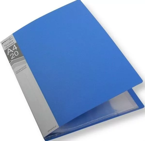 Teczka A4/20 ofertowa niebieska - tantis.pl