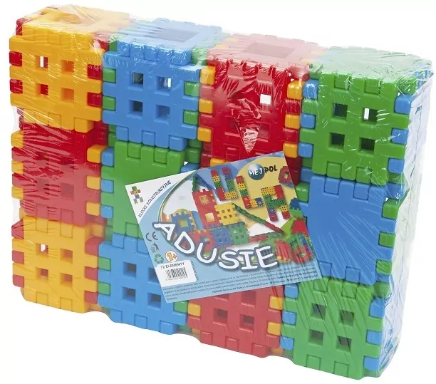 Klocki konstrukcyjne ADUSIE 72el. - tantis.pl