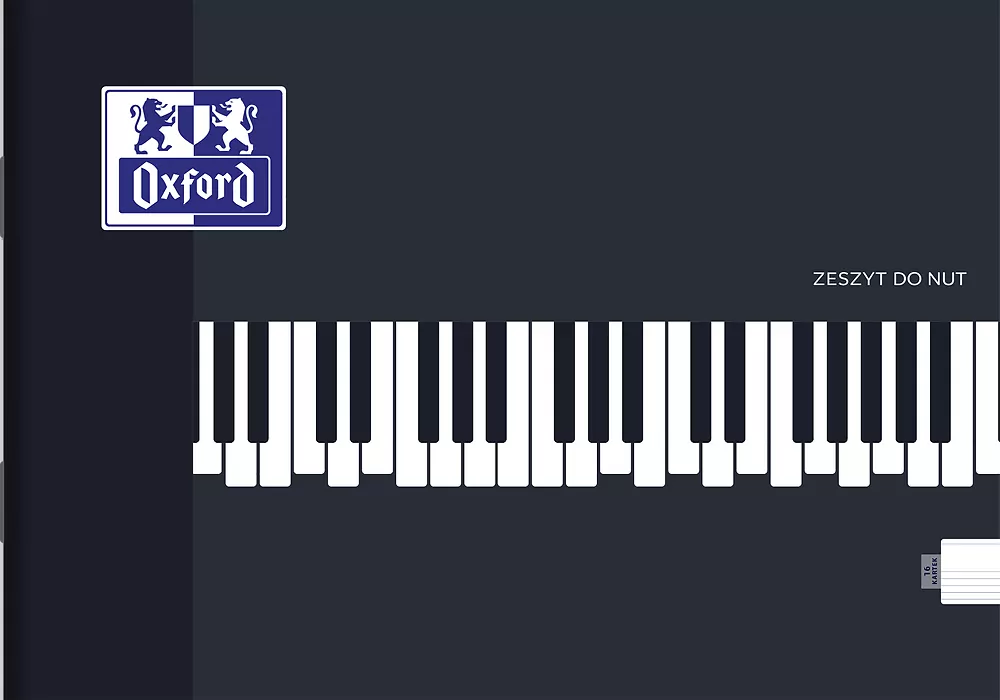 Zeszyt do nut A5/16K. 10 sztuk - tantis.pl