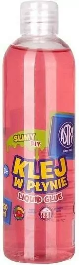 Klej w płynie 250ml. Transparentny różowy - tantis.pl