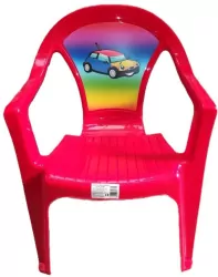 Krzesełko plastikowe czerwone
