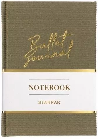 Notes A5/80K sztruksowy oliwka - tantis.pl