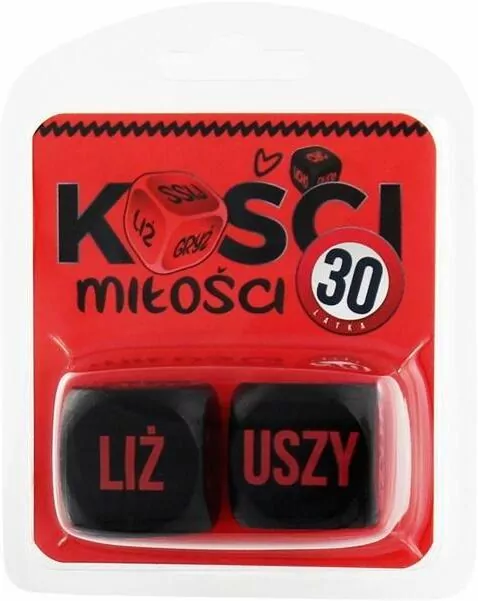 Kości Miłości 30 latka. Czerwono-czarne - tantis.pl