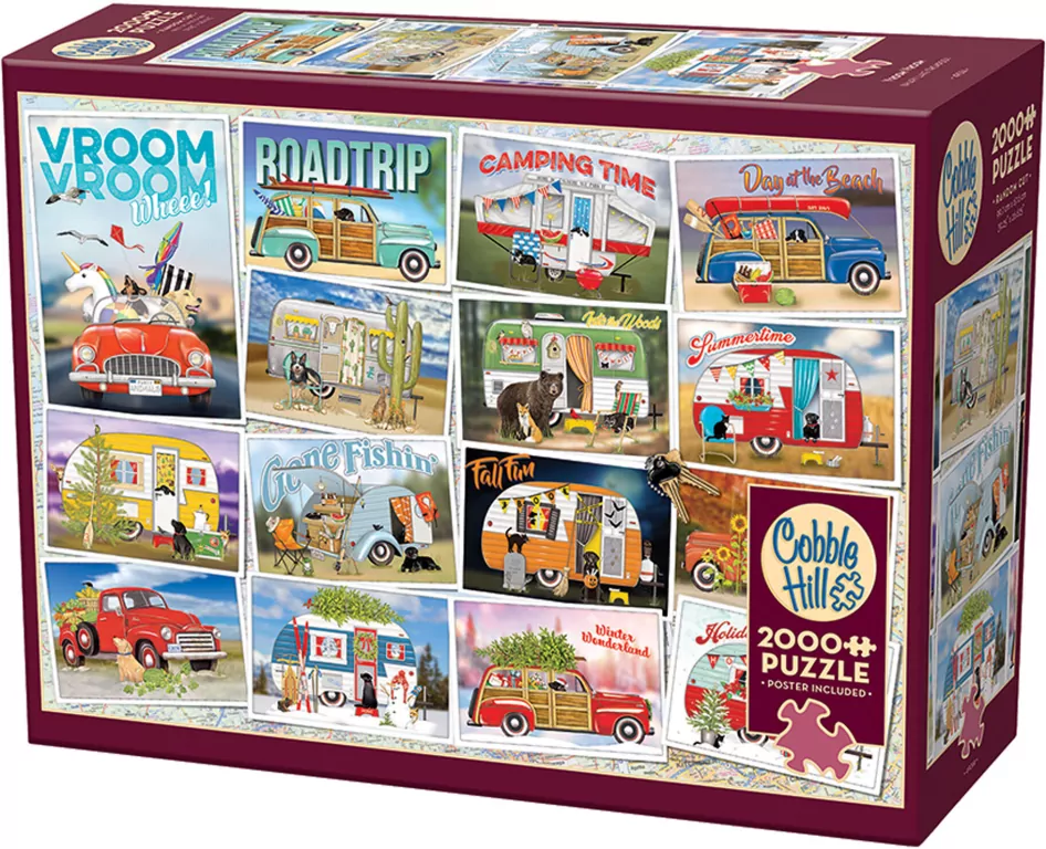 Puzzle 2000 Brum Brum - tantis.pl