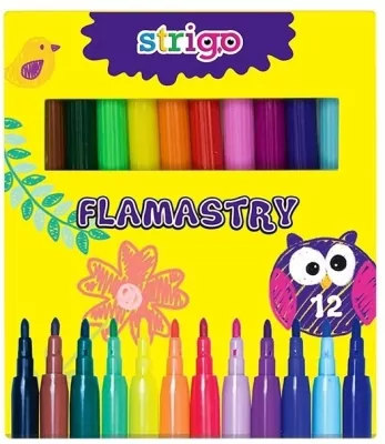 Flamastry. 12 kolorów