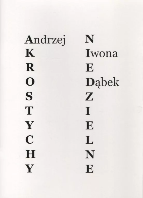 Akrostychy niedzielne - tantis.pl