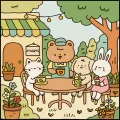 Sweet & cozy coloring. Urocza kawiarenka - tantis.pl