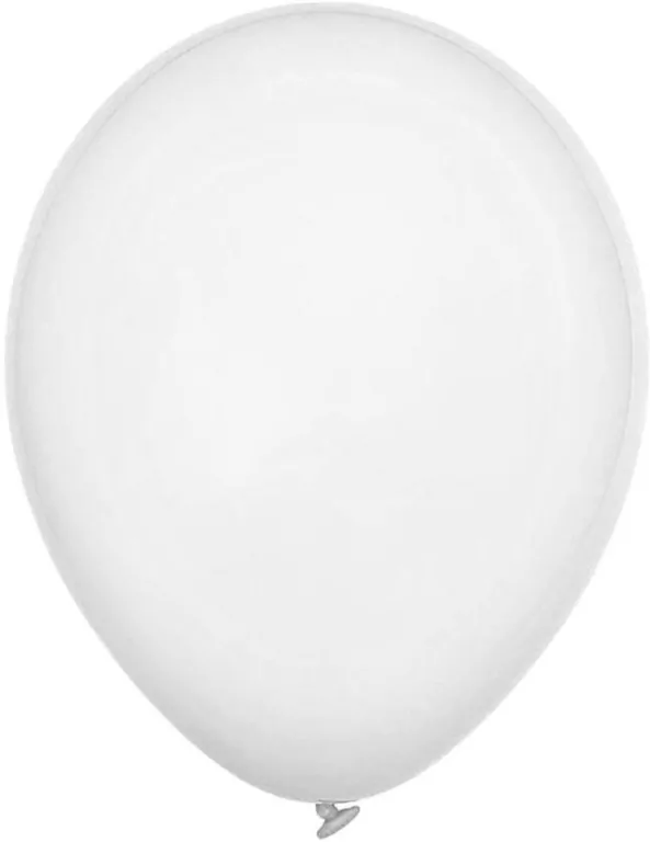 Balony Decomex pastel White 23cm 100szt - tantis.pl