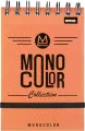 Kołonotes A6 96k.kratka zamykany na gumkę Monocolor - tantis.pl