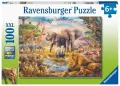 Puzzle XXL 100. Dzikie zwierzęta - tantis.pl