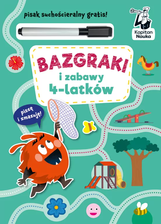 Kapitan Nauka Bazgraki i zabawy 4-latków - tantis.pl
