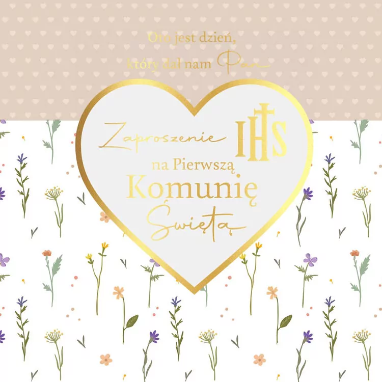 Zaproszenie Komunia - tantis.pl