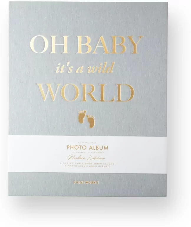 Fotoalbum. Baby It's a Wild World. Szary - tantis.pl