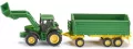 Traktor John Deere z przyczepą. Siku Farmer. S1843 - tantis.pl