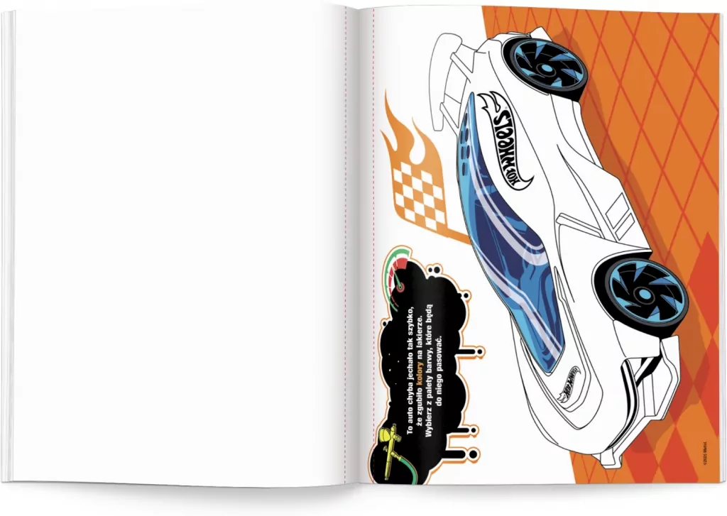 Hot Wheels. Pomaluj brykę! - tantis.pl