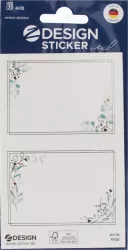 NAKLEJ RAMKA PROSTOK KWIATOWA 80X160 4408ZF