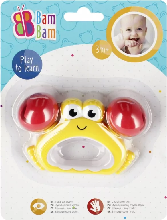 Bam Bam. Grzechotka krabik - tantis.pl