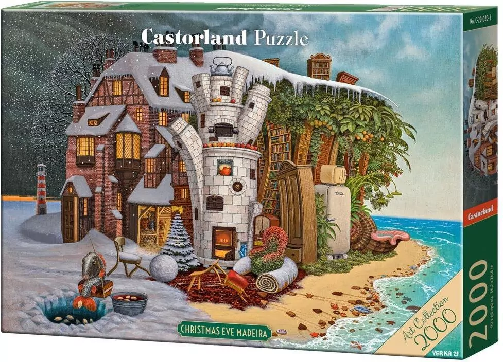 Puzzle 2000 Christmas Eve Madeira Art Collection - tantis.pl