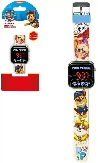 Paw Patrol. Zegarek LED z kalendarze PW19961 - tantis.pl