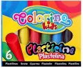 Plastelina 6 kolorów Colorino Kids - tantis.pl