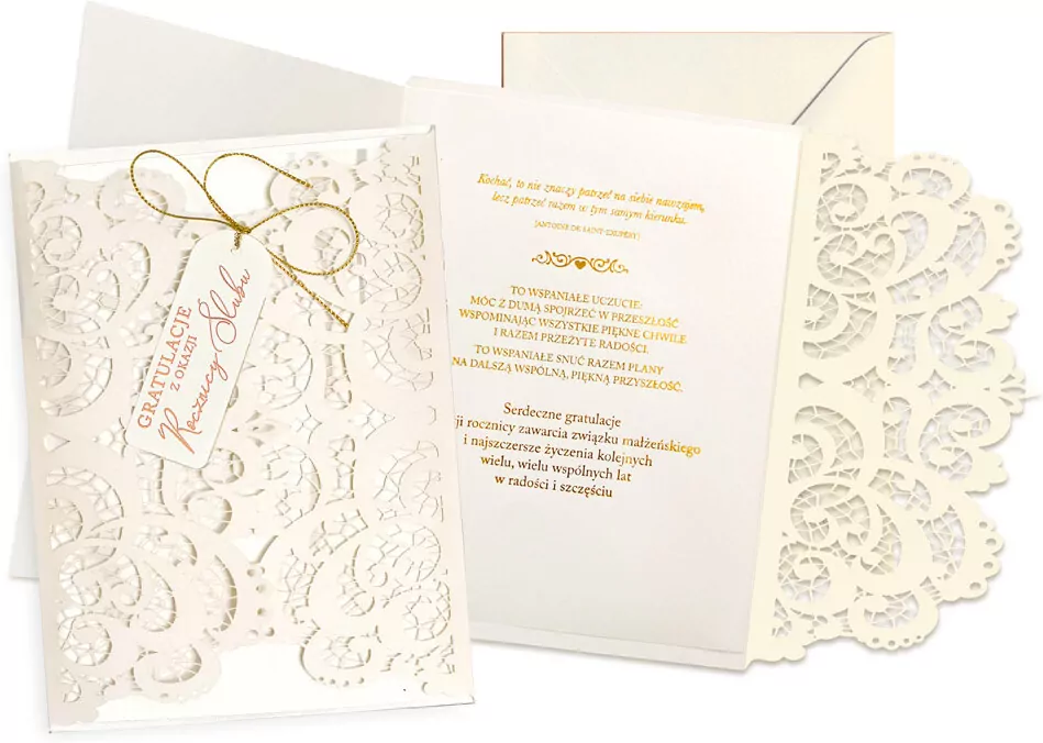 Karnet Rocznica ślubu - tantis.pl