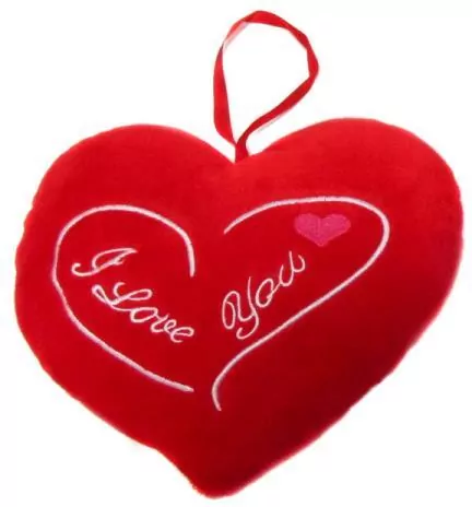Serce Kiss Me/I Love You 25cm MIX - tantis.pl