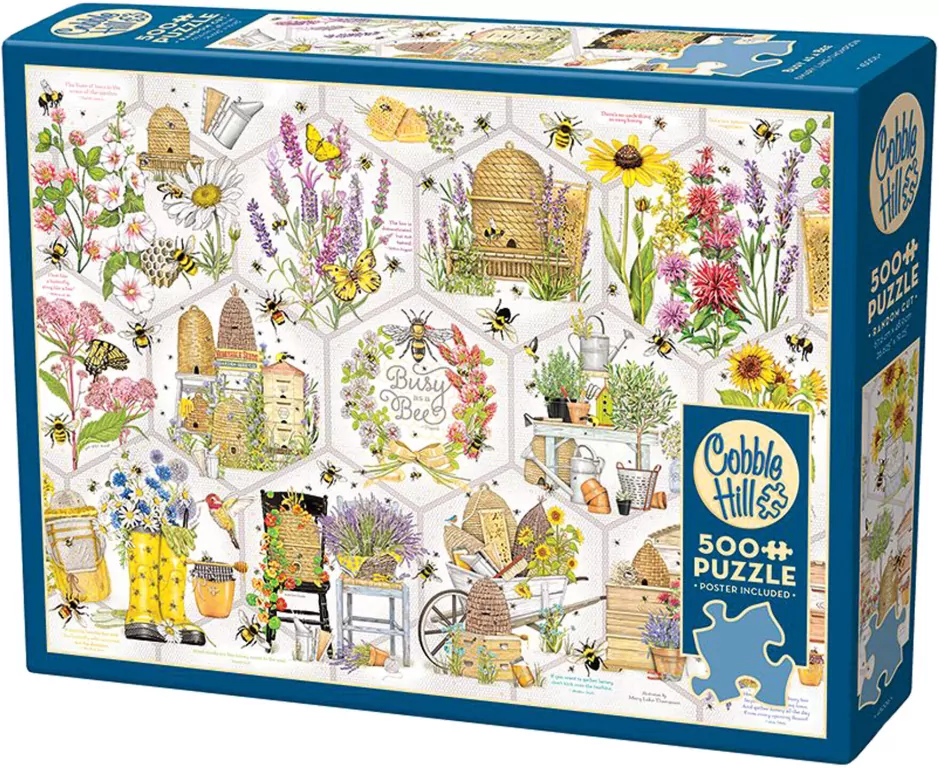 Puzzle 500 Pracowity jak pszczoła - tantis.pl