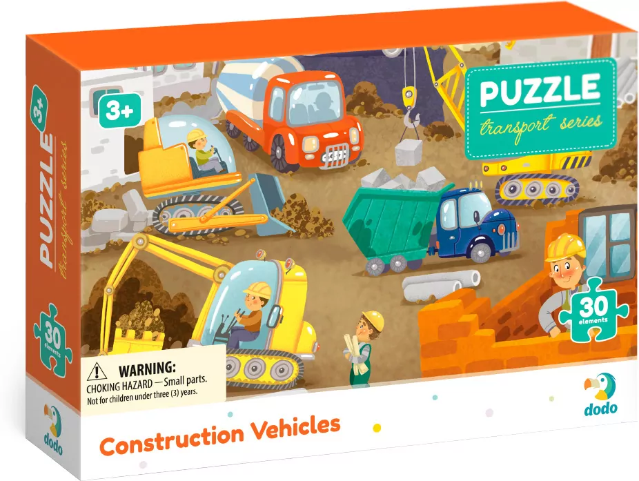 Puzzle 30. Maszyny budowlane - tantis.pl