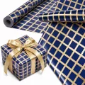 Papier ozdobny Złota Krata X-Strong 35cmx20m - tantis.pl