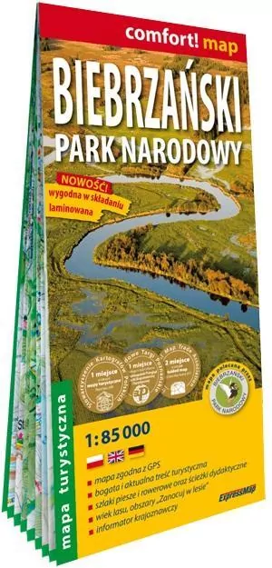 Biebrzański Park Narodowy. Mapa turystyczna 1:85 000 - tantis.pl