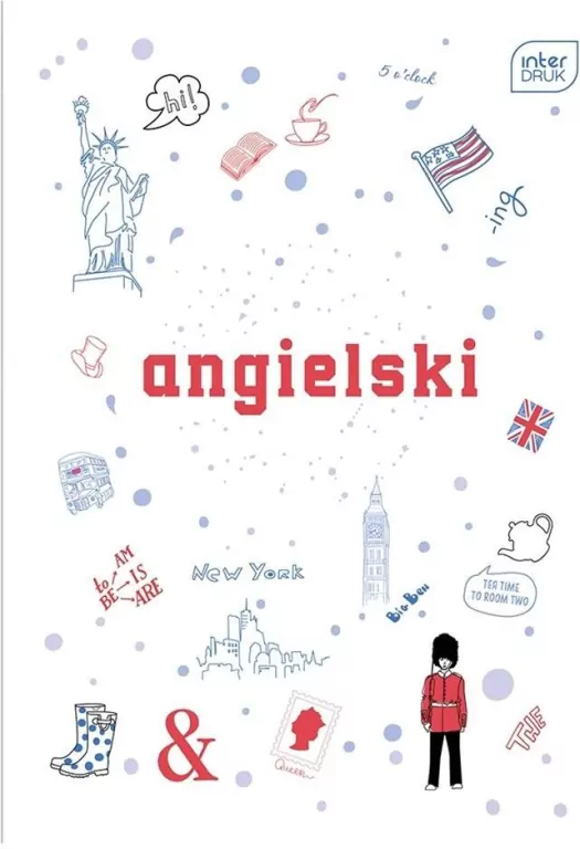 Zeszyt A5/60K kratka. J. Angielski - tantis.pl