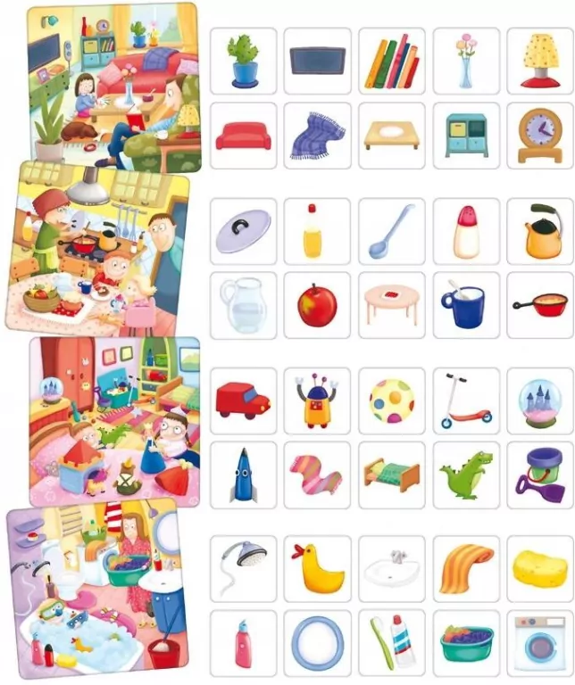 W domu. 3 zabawy edukacyjne. Zestaw edukacyjny - tantis.pl