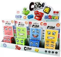 Gra Montessori - kostki emotki emocje MIX