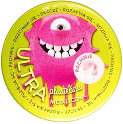 Ultra Plastelina Pachnąca metaliczna różowa