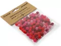Dekoracje pompony 1cm mix czerwony - tantis.pl
