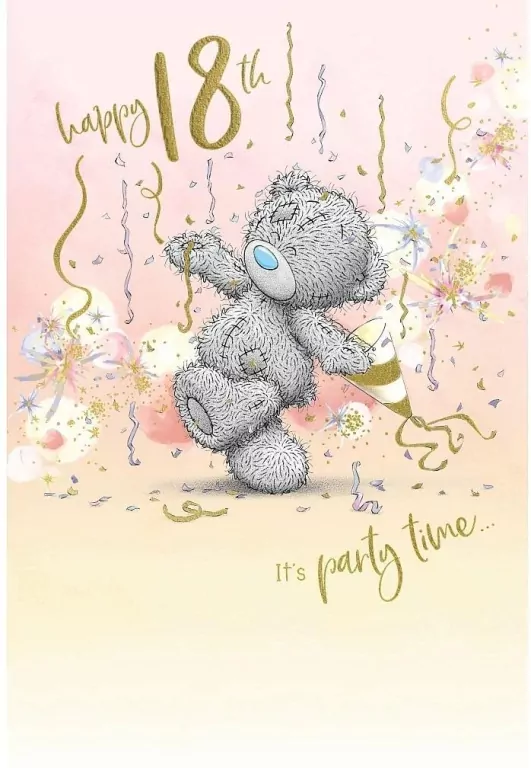 Kartka urodzinowa Happy 18th - tantis.pl