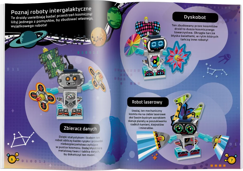 Lego books Buduj i naklejaj Roboty - tantis.pl