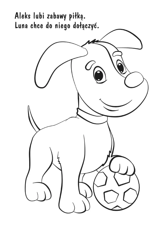 Pieski. Moja kolorowanka - tantis.pl