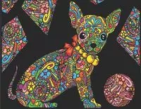 Kolorowanka welwetowa A4 Chihuahua! - tantis.pl