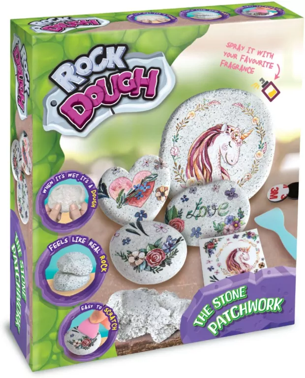 Zestaw Rock Dough - Kamienne magnesy Unicorn - tantis.pl