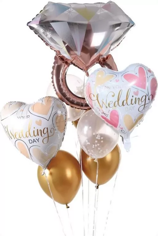 Zestaw balonów Wedding 9el - tantis.pl