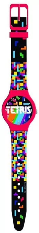 Zegarek analogowy w puszce Tetris - tantis.pl