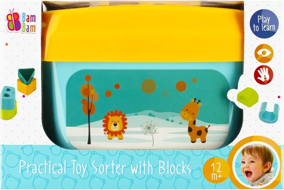 Sorter wiadereczko 2w1 BAM BAM - tantis.pl